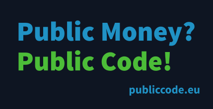 Public Money? Public Code! campaign logo